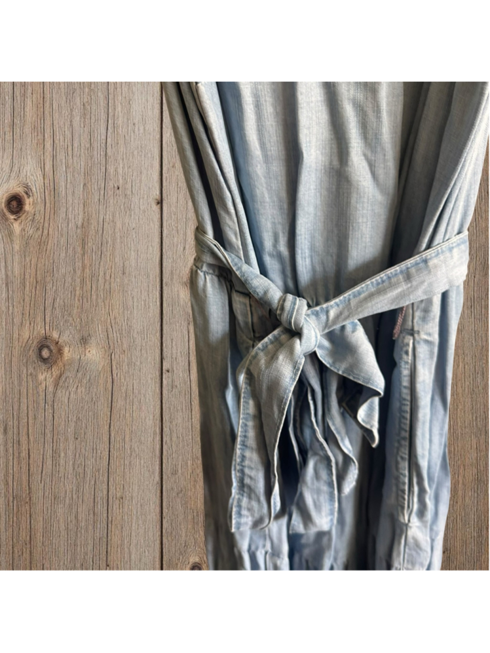 Women's Cloth & Stone Blue Maxi Dress Size L - Picture 7 of 9